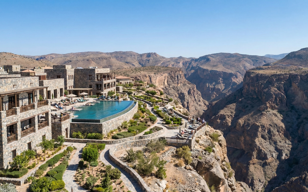 Anantara Al Jabal Al Akhdar - hotel w Omanie